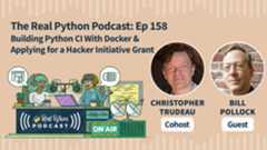 Real Python Podcast Episode #158 Title Artwork