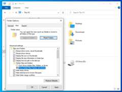Windows 10 File Explorer Settings