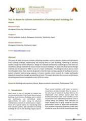  Test on beam-to-column connection of existing steel buildings for reuse