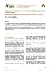  Application of Reclaimed Elements in Structural Engineering Towards Circular Economy