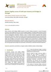  Seismic fragility curves of multi-span masonry arch bridges in Portugal