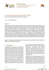  Integrated Structural Assessment Based on Measurements for bridge structures