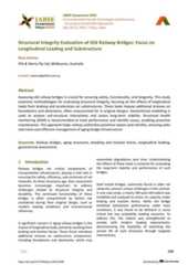  Structural Integrity Evaluation of Old Railway Bridges: Focus on Longitudinal Loading and Substructure
