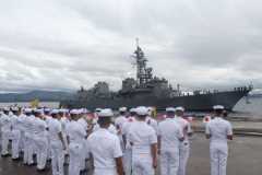 Japanese destroyer, crew on 4-day goodwill visit in Zambales
