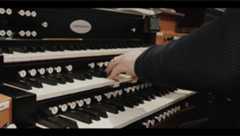 Frank playing the organ