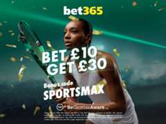Bet365 bonus code SPORTSMAX unlocks £30 free bets (November 2025, UK new customers)