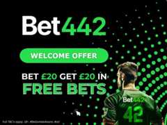 Bet442 sign up offer: Bet £20, get £20 in free bets in November 2025