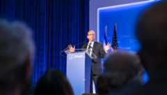 J Street President Jeremy Ben-Ami speaks at the organization's 2022 national conference in Washington, D.C.