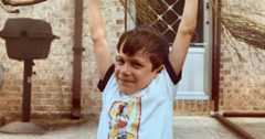 The author as a child.