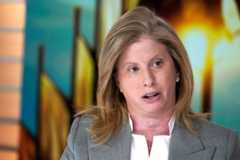 NYPD Commissioner Jessica Tisch visits "Sunday Morning Futures With Maria Bartiromo" at Fox News Channel Studios on March 23, 2025 in New York City.