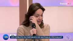 image de la news Télématin : on sait pourquoi Nathalie Péchalat a fondu en larmes en plein direct