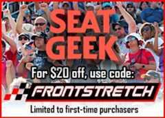 SeatGeek - For $20 off use code frontstretch