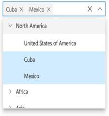 Vue Dropdown Tree with chip mode.