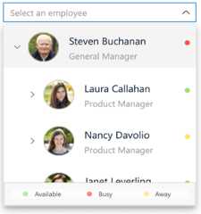 Vue Dropdown Tree with footer template.
