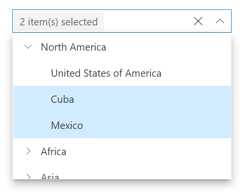Vue Dropdown Tree with custom rendering mode.