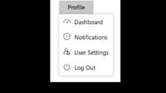 Vue Dropdown button without caret