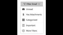 Vue Dropdown menu separator grouping similar action items