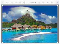 Vue Image Editor custom selection