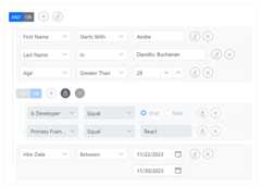 Lock in Vue Query Builder.