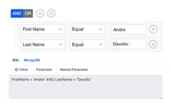 Vue Query Builder with SQL.