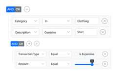 Vue Query Builder with Value template