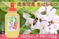 さいき養蜂園　天然ピュア蜂蜜　アカシア １ｋｇ　はちみつ 国産