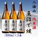 【魚沼地域限定】純米酒 八海山「魚沼で候」1800ml×3本