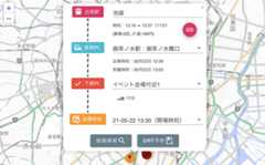イベント会場まで移動するまでの経路