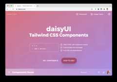 daisyUIトップページ