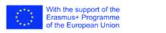 european flag with text: With the support of the Erasmus+ Programme of the European Union.