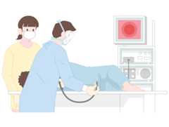 内視鏡検査の様子