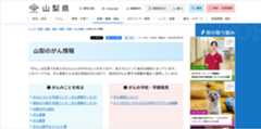 山梨のがん情報 ホームページ画像