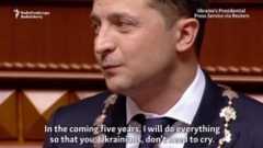 Zelenskiy Sworn In As Ukrainian President, Says He Is Dissolving Parliament