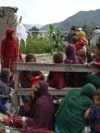 Injured Afghan women and girls sit as they receive medical treatment following an earthquake in the Mazar Dara village in Kunar province, Afghanistan.
