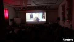 A scene of the local movie "10 Days Before the Wedding" is being played in Aden, Yemen, Sept. 1, 2018.