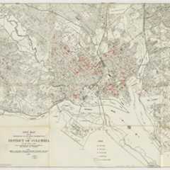 1935 map of D.C. juvenile delinquents