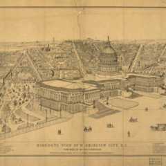 Bird's-eye view of Washington