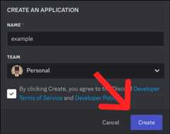 Create Application