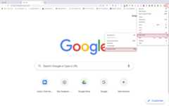 Opening chrome