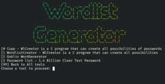 Wordlist Generator