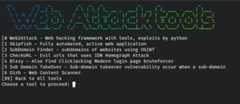 Web Attack Tools