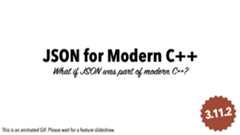 JSON for Modern C++