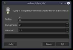 Lens Blur UI