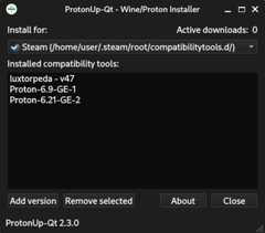 ProtonUp-Qt Screenshot