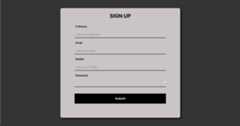 React Components - Sign Up Form