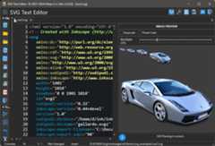 SVG Text Editor Dark
