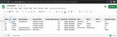 Google Sheets Table