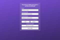Demonstração do app