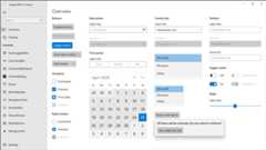 Overview of controls (light theme)