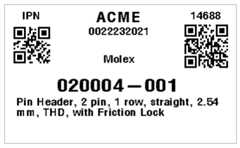 Label Example